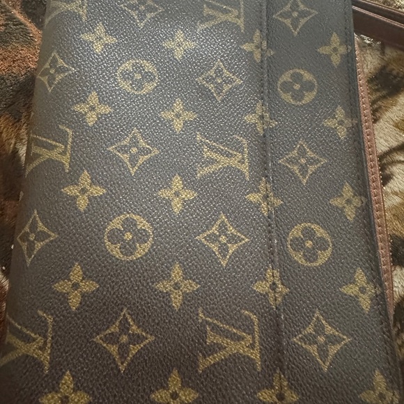 Louis Vuitton Monogram Wristlet Clutch in Brown - Picture 2 of 11